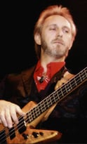 John Entwistle Playing Bass Guitar in Concert