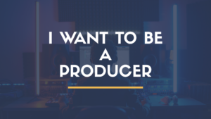 Aspiring music producer creating a song in a home recording studio using a digital audio workstation